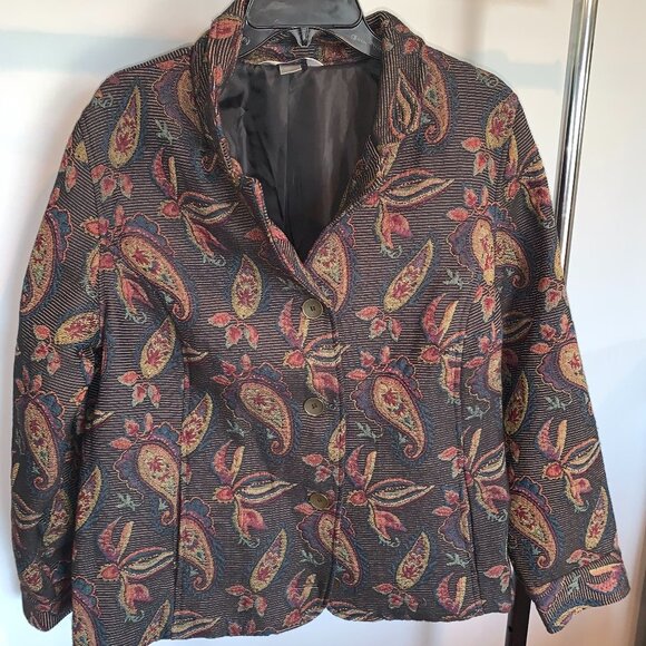 Paisley Tapestry Blazer - Picture 1 of 3